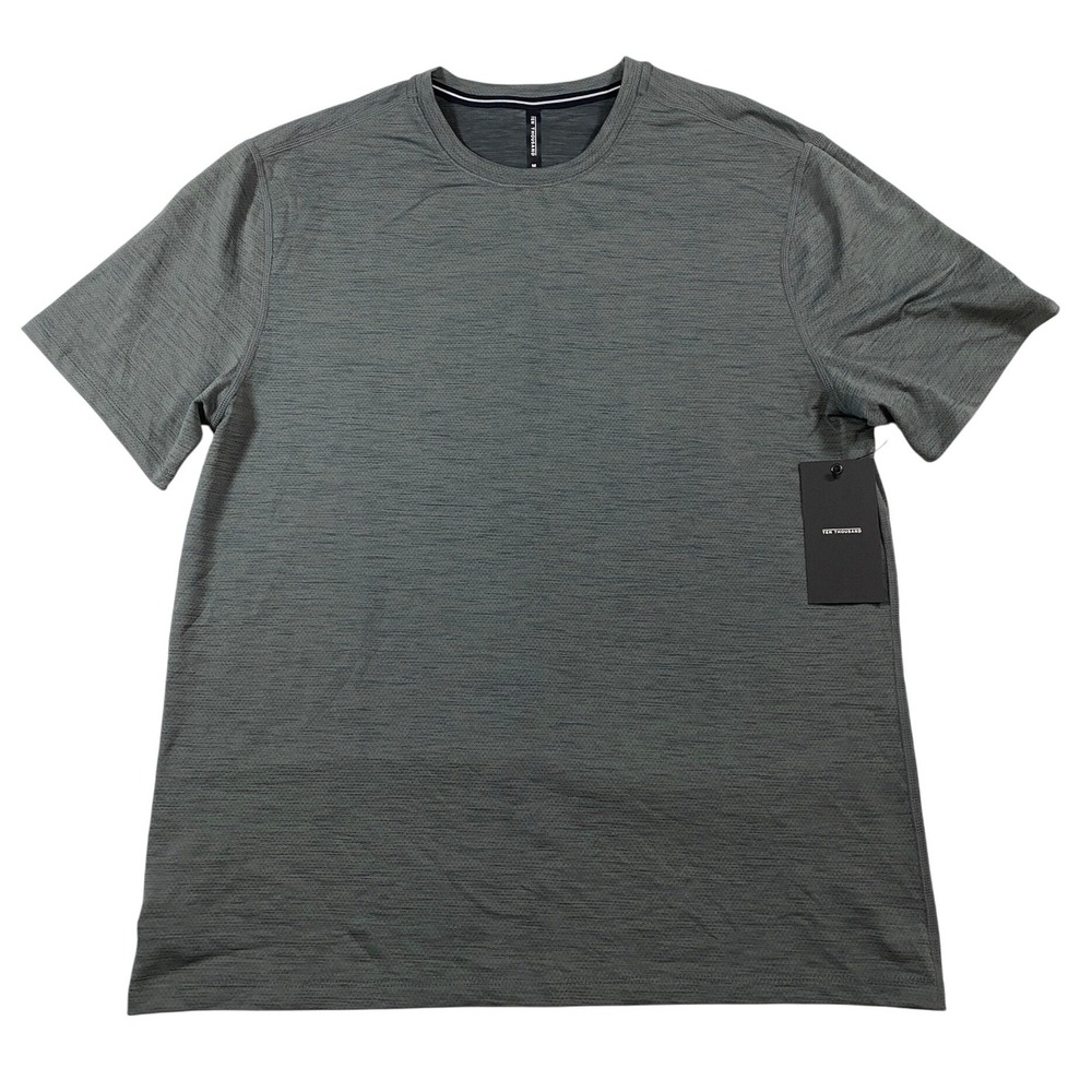 Ten Thousand Versatile Shirt Mens Medium Iron Gray Short Sleeve Training Tee NEW